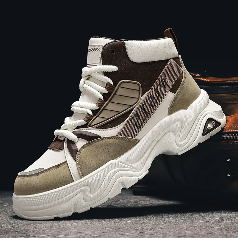 Кроссовки мужские кожаные