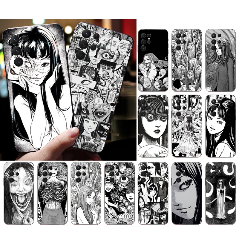 

Phone Case for Samsung Galaxy S23 S22 S21 S20 Ultra S20 S22 S21 Plus S10E S20FE Note 10Plus 20Ultra Tomie Junji Ito Case