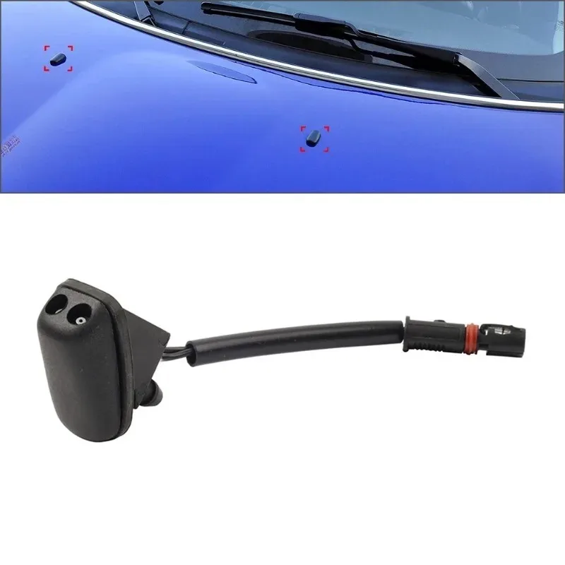 Форсунка омывателя лобового стекла с подогревом 61662755722 61662756194 для BMW MINI R56 R55 R57 Hatch Cabrio, новая водяная форсунка стеклоочистителя
