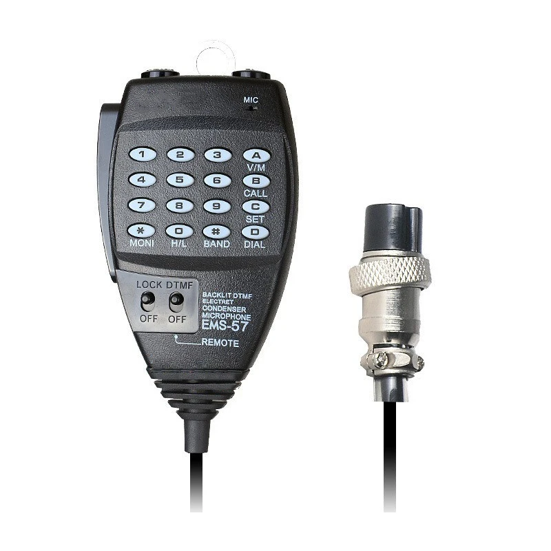 Фото EMS-57/EMS-53 динамик микрофон DTMF 8-контактный микрофон для Alinco DR-620 DR-135 DR-635 DR-430 DR-435 DR-235 автомобильная радиостанция №1