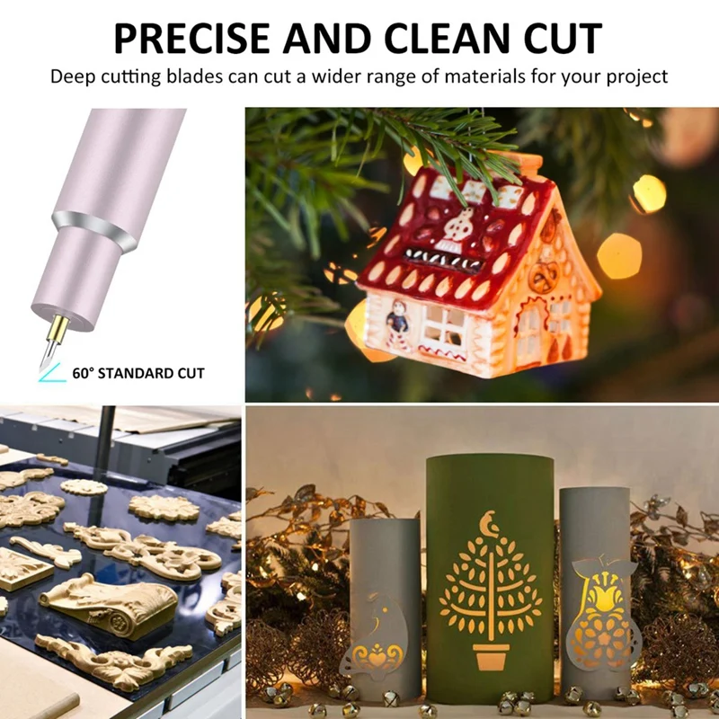 Лезвие Deep Cut Deepcut для Maker 3 Explore Air 2 Cameo 4 Roland Sunshine Skycut GCC Leopard прочный