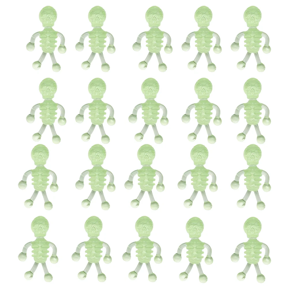 

20pcs Stretchy Glow TPR Stretchy for Party Sticky Kawaii Toys Favors