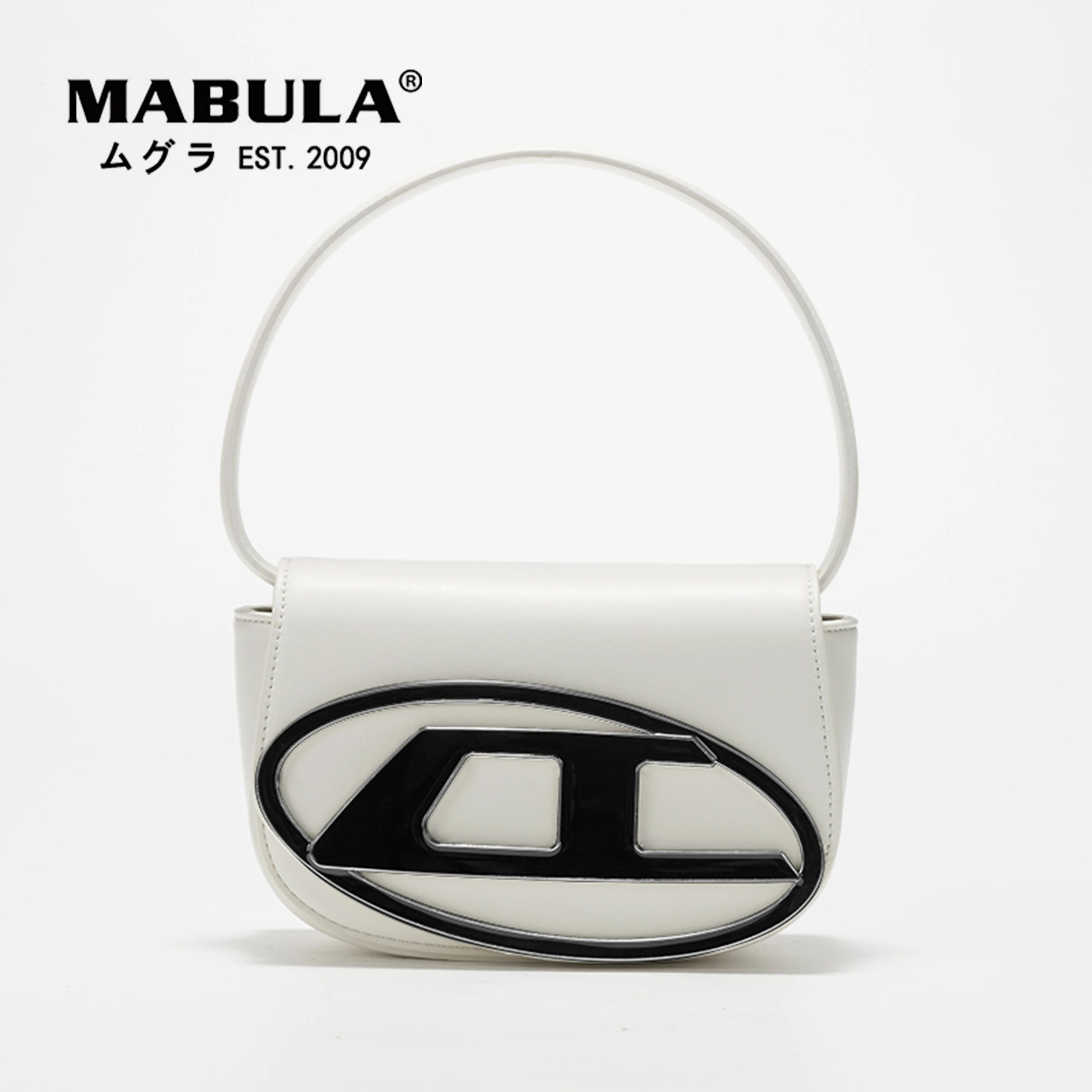 

MABULA Luxury Pink Women Top Handle Purse Half Round Design Brand Leather Underarm Flap Shoulder Bag Fashion Tote Handbags