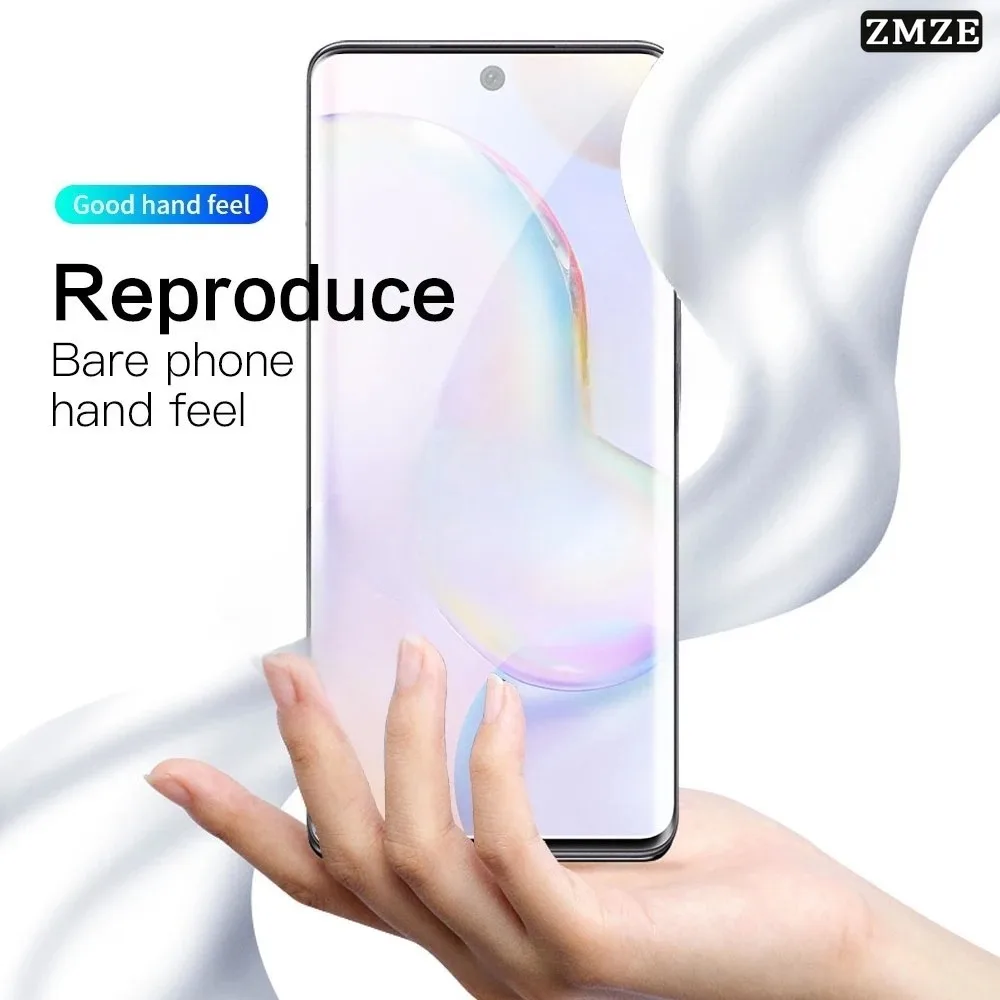 Фото 3 шт. УФ-защитное закаленное стекло для Samsung Galaxy S26 S25 S24 S23 S22 S21 S20 Ultra Plus, 3D-изогнутое, с защитой от царапин, высокой четкости №5