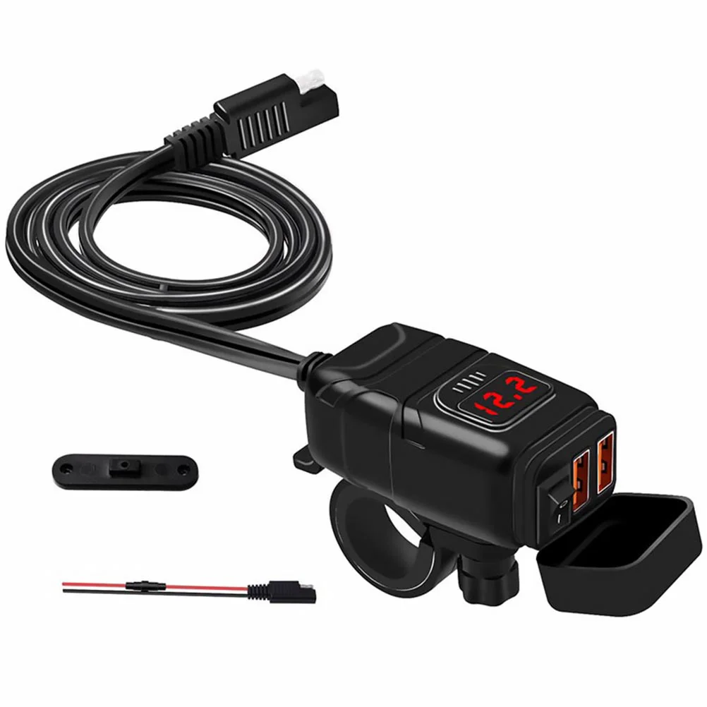 

Motorcycle Waterproof USB Motorbike Cellphone Socket Fast Switch Accessories