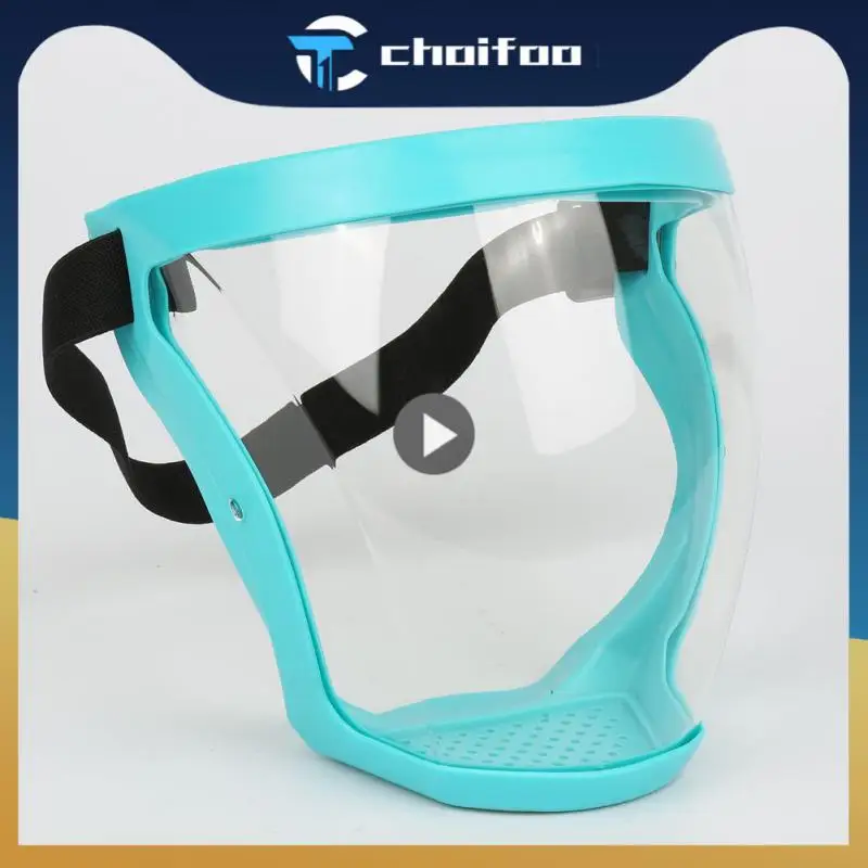 

Transparent Face Shield Eyeshield Dust Oil-splash Cover Screen Visors Eye Protection Face Mask Colorful Protective Head Cover