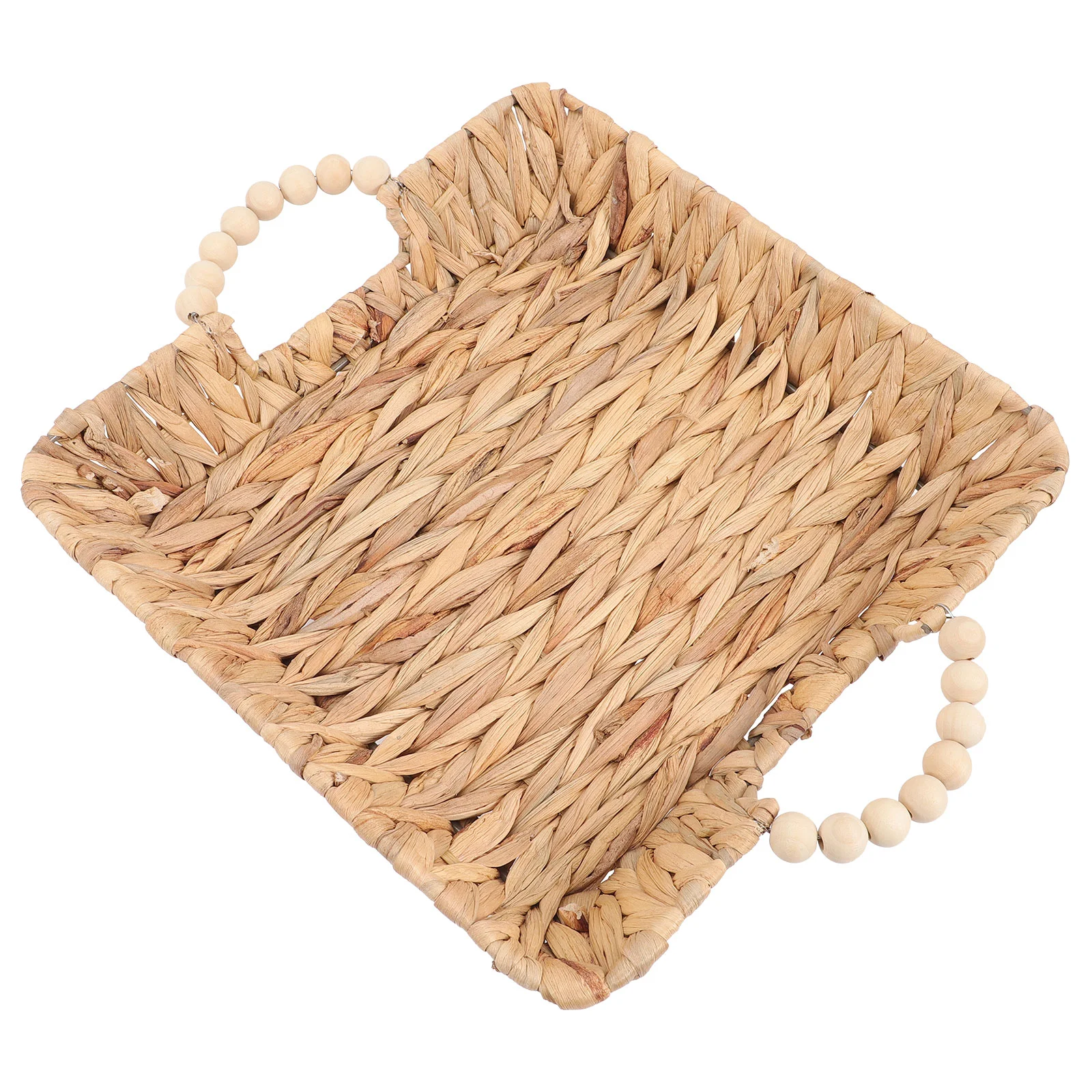 

Basket Tray Storage Woven Seagrass Baskets Organizer Tool Boss Bucket Handles Square Jewelry Wallet Entryway Key Fork Tableware