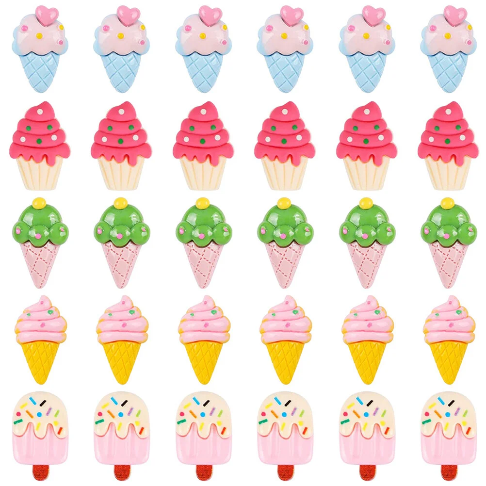

Supplies Compact Push Pin Daily Use Thumb Tacks Ice Cream Shaped Thumbtacks Moulding Trim