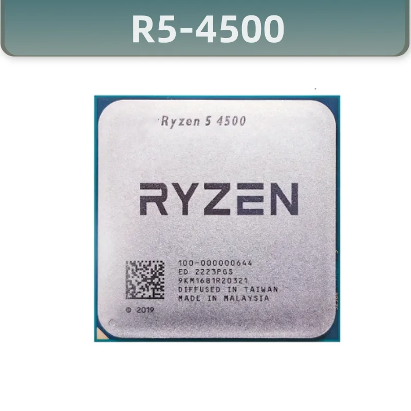 

Процессор Ryzen 5 4500 R5 4500 3,6 ГГц 6-ядерный 12-поточный 100-000000644 65 Вт Разъем AM4