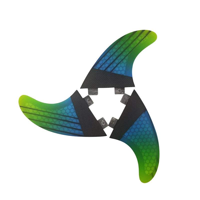 M Tri Fins UPSURF FCS FINS G5 Ласты для доски серфинга Углеродное волокно Подруливающие ласты