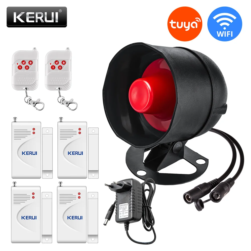

KERUI Tuya WIFI Беспроводная охранная сигнализация