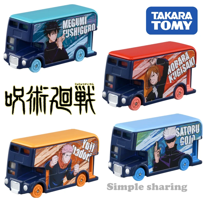 

Takara Tomy Dream Tomica Jujutsu Kaisen Collection Megumi Fushiguro Yuji Itadori Nobara Kugisaki Satoru Gojo Alloy Car Model Boy