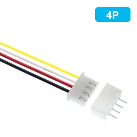TZT разъемы XH2.54 2.54 мм 2/3/4/5/6/7/8/9/10 пин 20 см 26AWG 10 комплектов