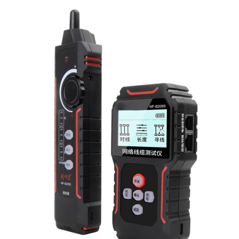 

NF-8209s Line Finder Network Tester Line Finder Line Inspection Modular Plug Crimping Cable Tester Network Cable