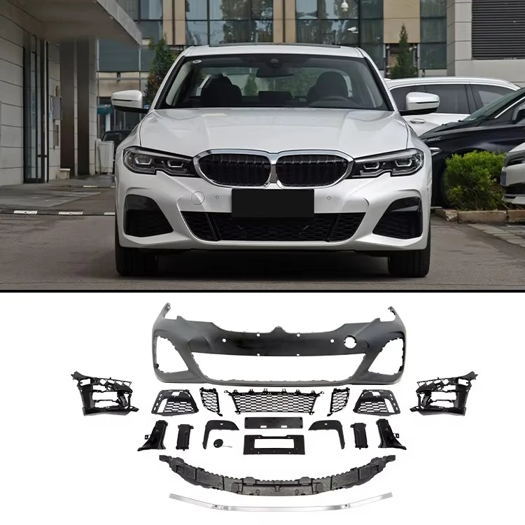 Фото Комплект обвеса MT Style M Sport для BMW 3 серии G20 G28 2019-2022 из материала PP, комплект для рестайлинга, автомобильные аксессуары, запчасти для тюнинга. №2
