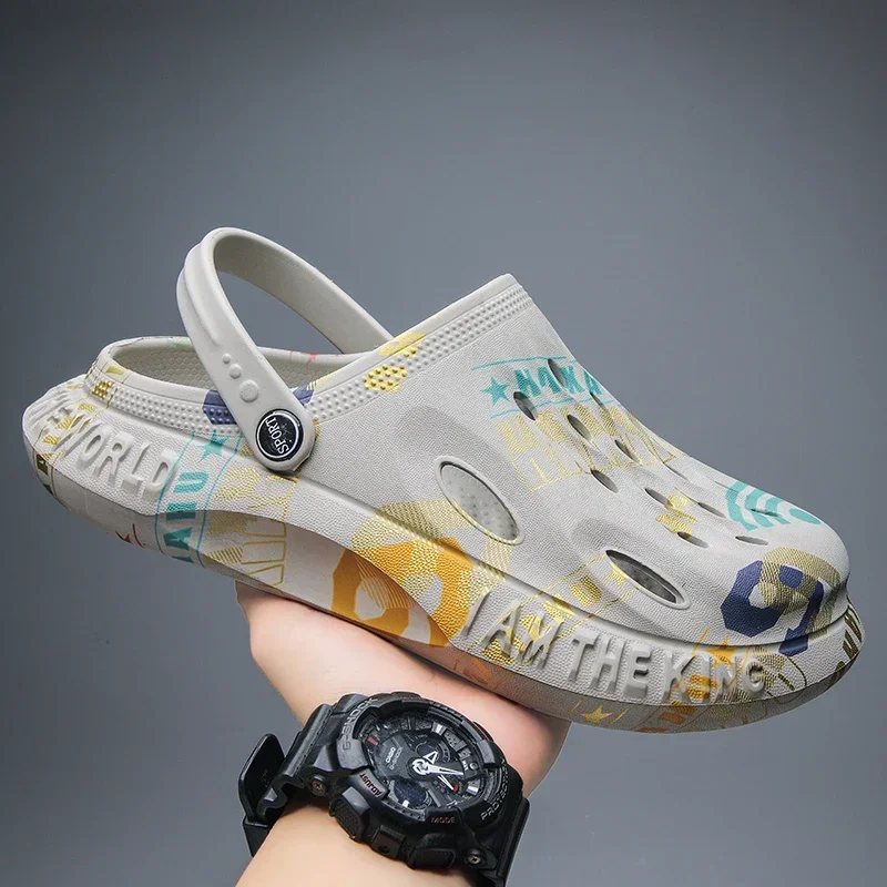 Сандалии унисекс пляжные дизайнерские шлепанцы с открытым носком тапочки