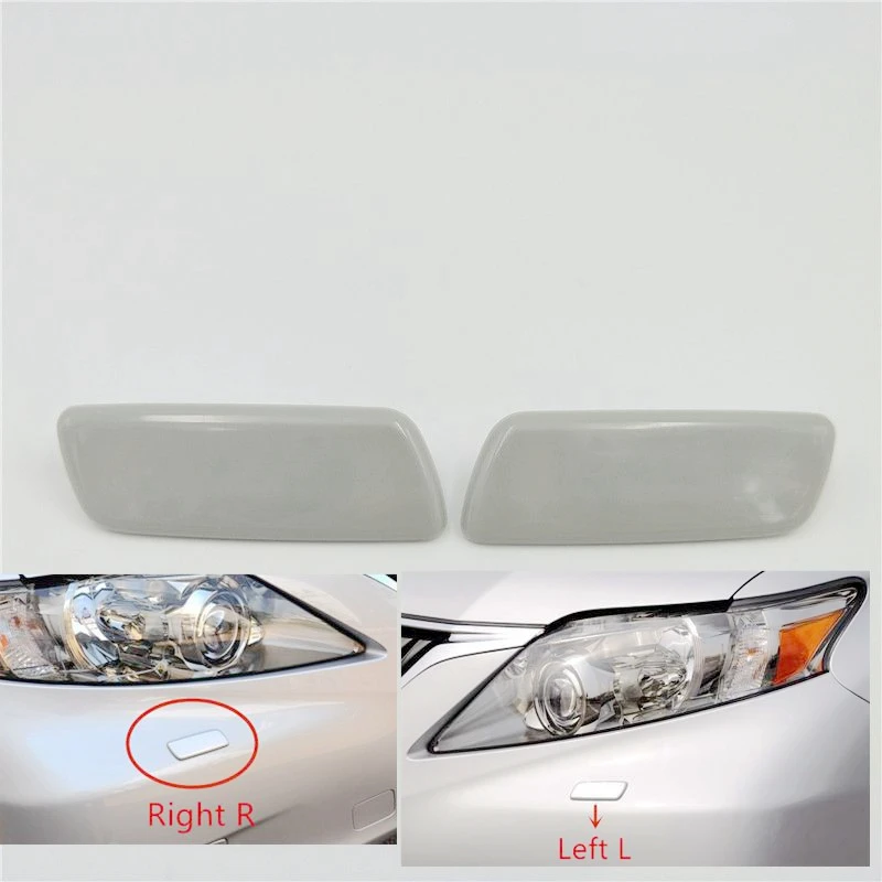 

For Lexus RX270 RX350 RX450H 2009-2012 Headlamp Headlight Washer Nozzle Jet Cover Cleaning Cap