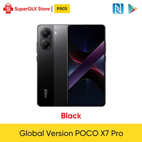 Глобальная версия смартфона POCO X7 Pro, размер 8400 Ultra, 6,67 дюйма, AMOLED-дисплей 120 Гц, основная камера 50 МП, 6000 мАч, 90 Вт, HyperCharge
