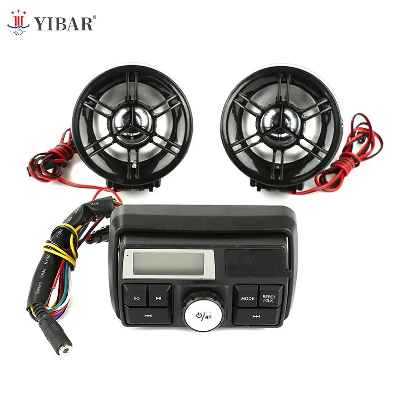 

USB/SD/TF FM Radio Handlebar Audio Radio System Stereo MP3 Speakers Bluetooth Motorcycle Motorbike High Quality
