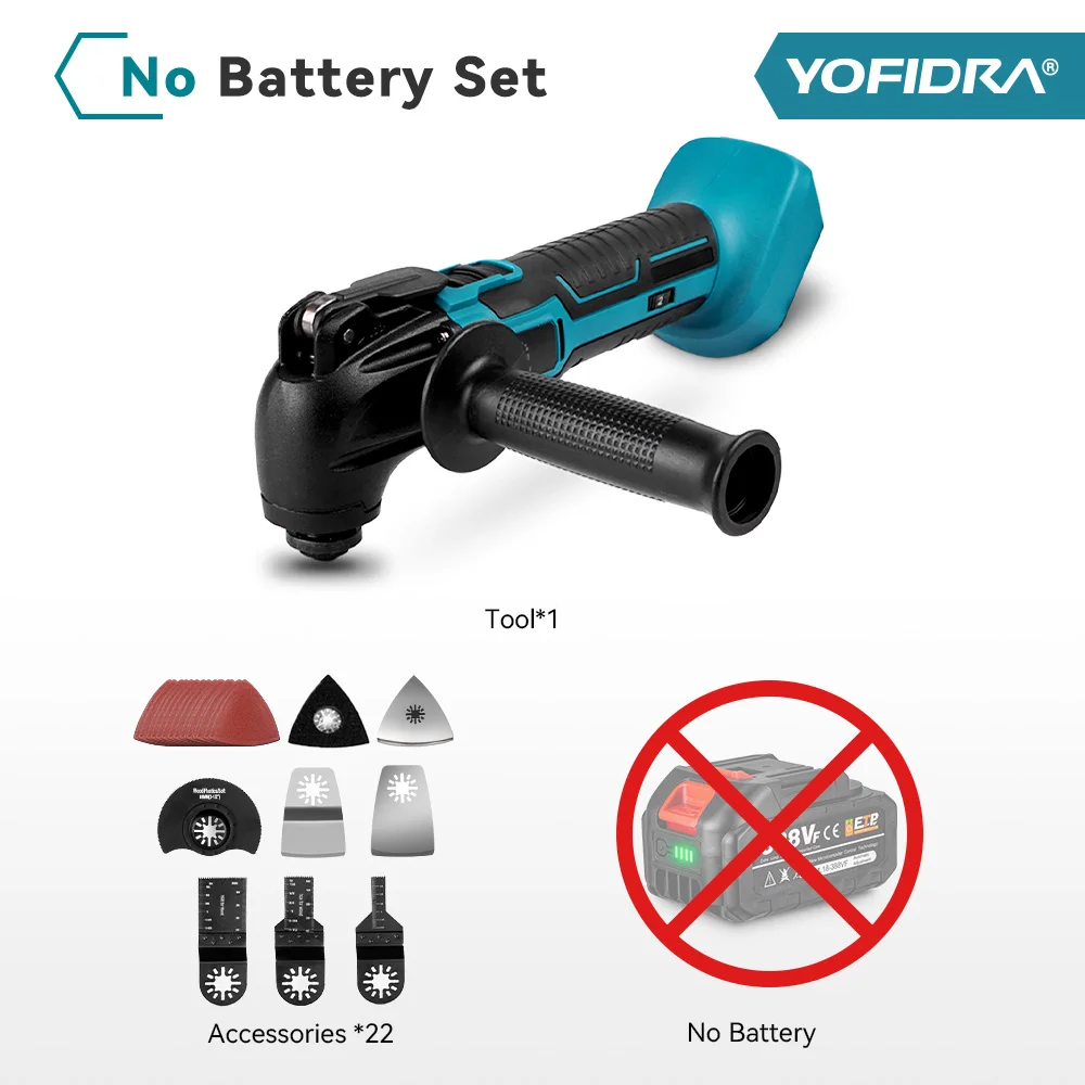 

Yofidra осциллирующий мультиинструмент 18В