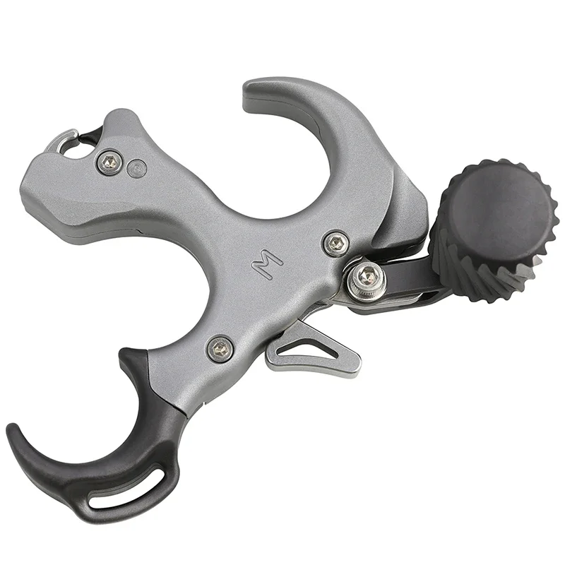 Триггер для стрельбы из лука с тремя пальцами дорожный триггер алюминиевого