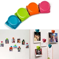 4pcsset magnetic refrigerator whiteboard wall fridge magnetic memo note clips fridge magnet souvenir metal clip decoration