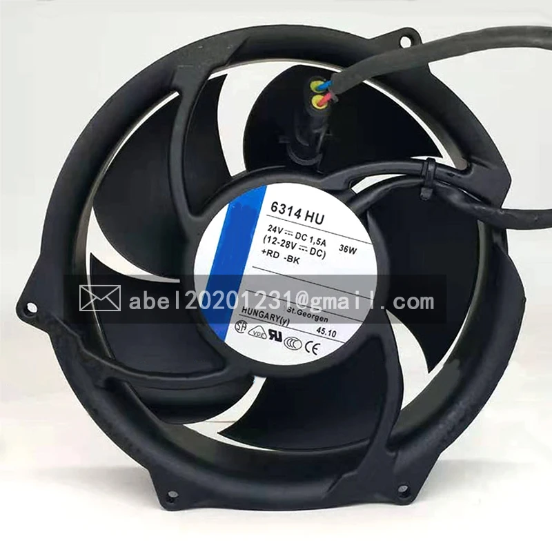 ОРИГИНАЛЬНЫЙ 6314HU 6314 HU DC 24 В СОВЕРШЕННО НОВЫЙ ОХЛАЖДАЮЩИЙ ВЕНТИЛЯТОР 17251 172*51 мм