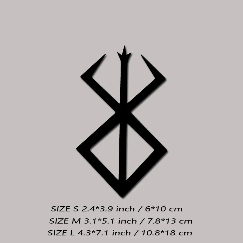 

Vinyl Berserk decal Guts's Brand High Quality Creative Funny Stickers for Cartoon Fans Lover on Car Trucks Motorcycles Laptops