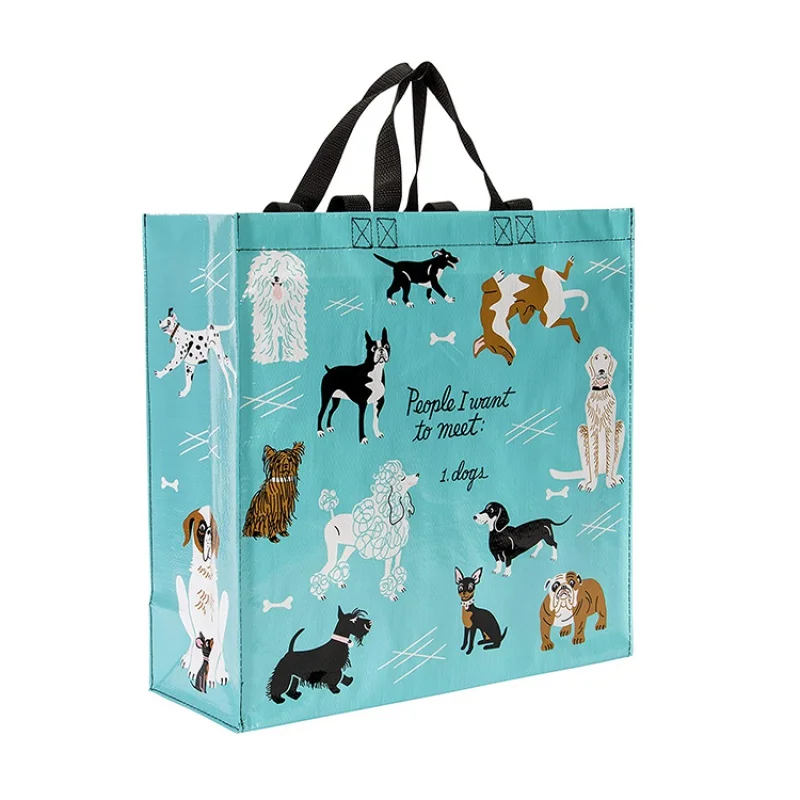 

Custom Hot sale reusable waterproof handle laminated pp shopping bag polypropylene pp woven bags