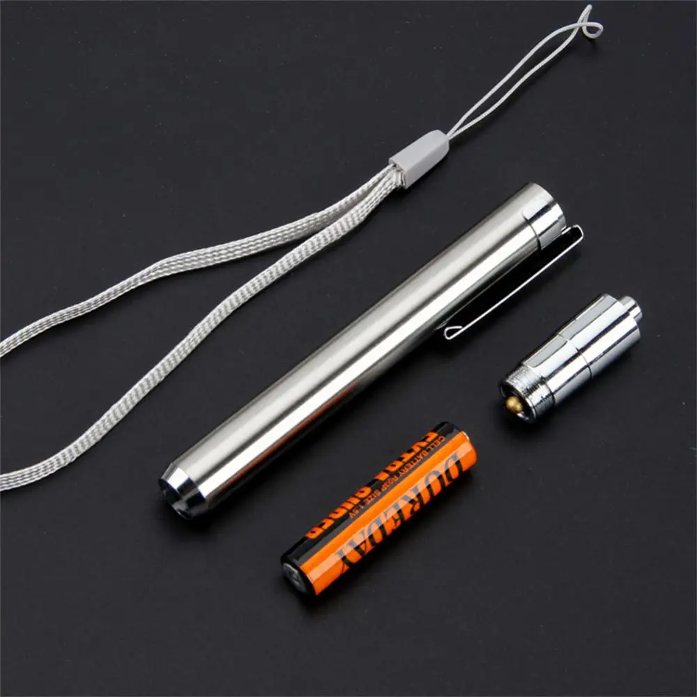 

Banknote Checking Stainless Steel Portable Multifunctional Anti-counterfeiting Practical Household Items Purple Light Flashlight