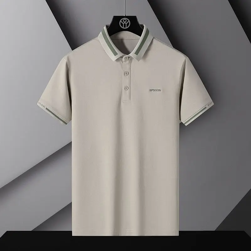 

Men's Clothing 2023 Summer New High Quality Cotton Short Sleeve Polo T-shirts Male Fashion Business Casual Slim Comfortable Tops