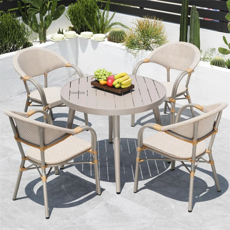 

Современные наборы уличной садовой мебели, набор для отдыха на балконе, стол и стулья, уличное кресло из ротанга, набор уличных обеденных столов