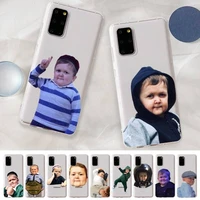 babaite funny hasbulla phone case for samsung s20 s10 lite s21 plus for redmi note8 9pro for huawei p20 clear case