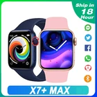 Оригинальные умные часы IWO 13 Pro X7 + Max, умные часы с Bluetooth, женские и мужские Смарт-часы PK IWO 14 Pro Max HW57 Pro W27