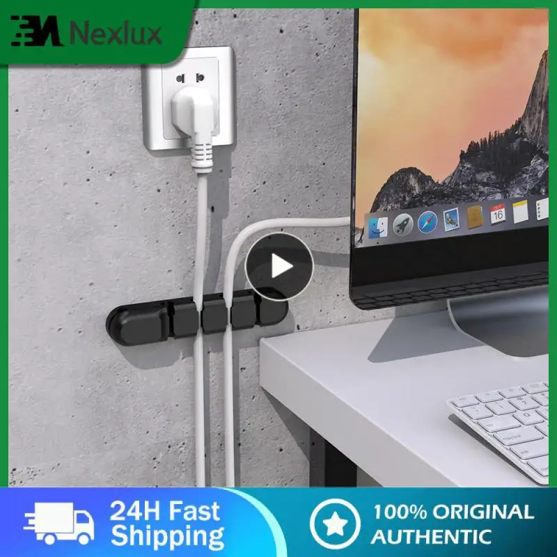 

Universal Portable Usb Charging Cable Organizer Holder Wire Organizer Cable Organizer Desktop Tidy Management Clips Cord