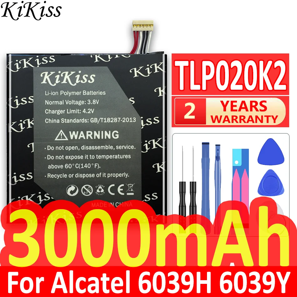 

3000mAh Big Power Battery For Alcatel One Touch Idol 3(4.7) 6039 6039H 6039Y 6039K 6039 TLP020K2/tlp020kj Batteries + Free Tools