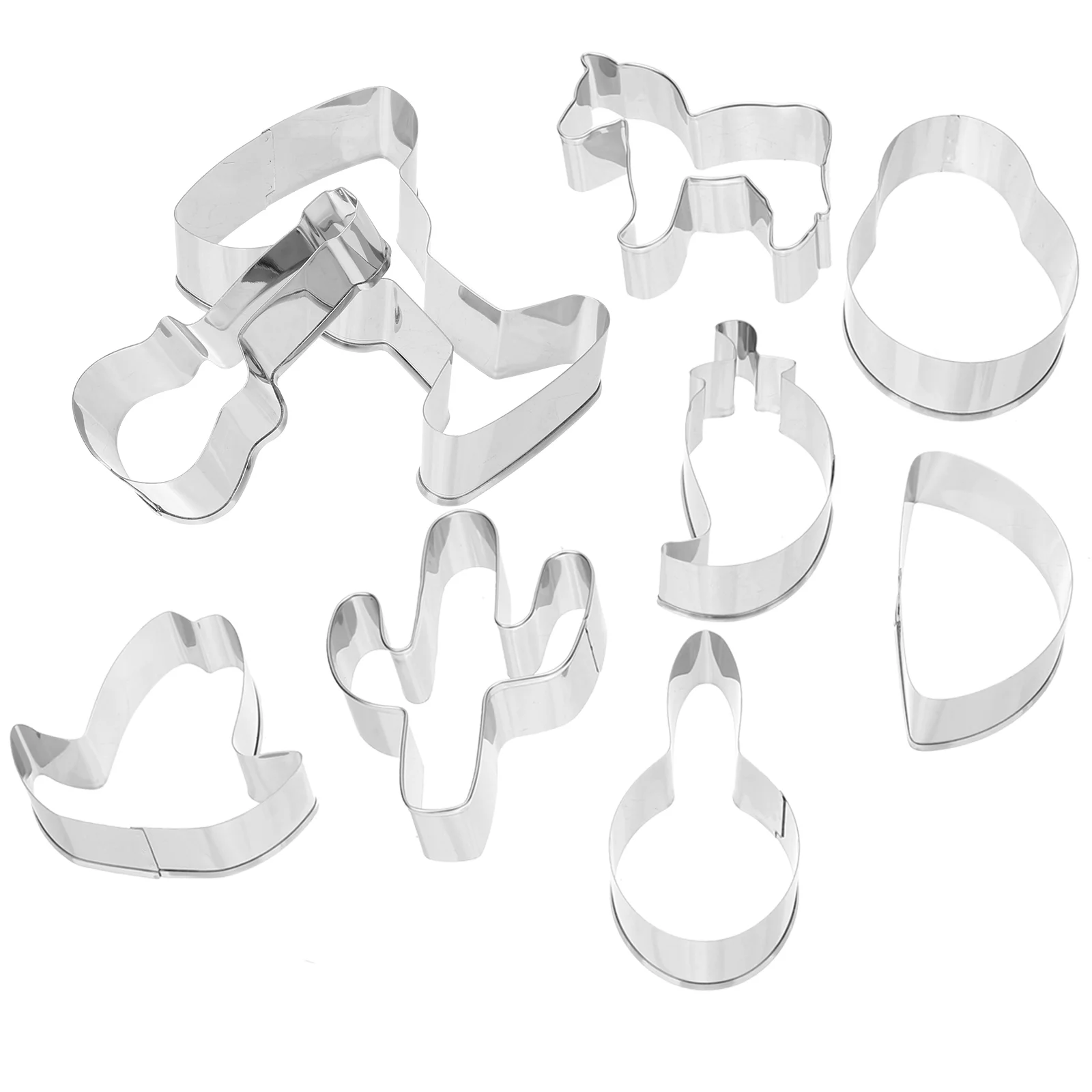 

Biscuit Mold Kitchen Cookie Metal Stainless Steel Mexican Lovely Cake Stencils