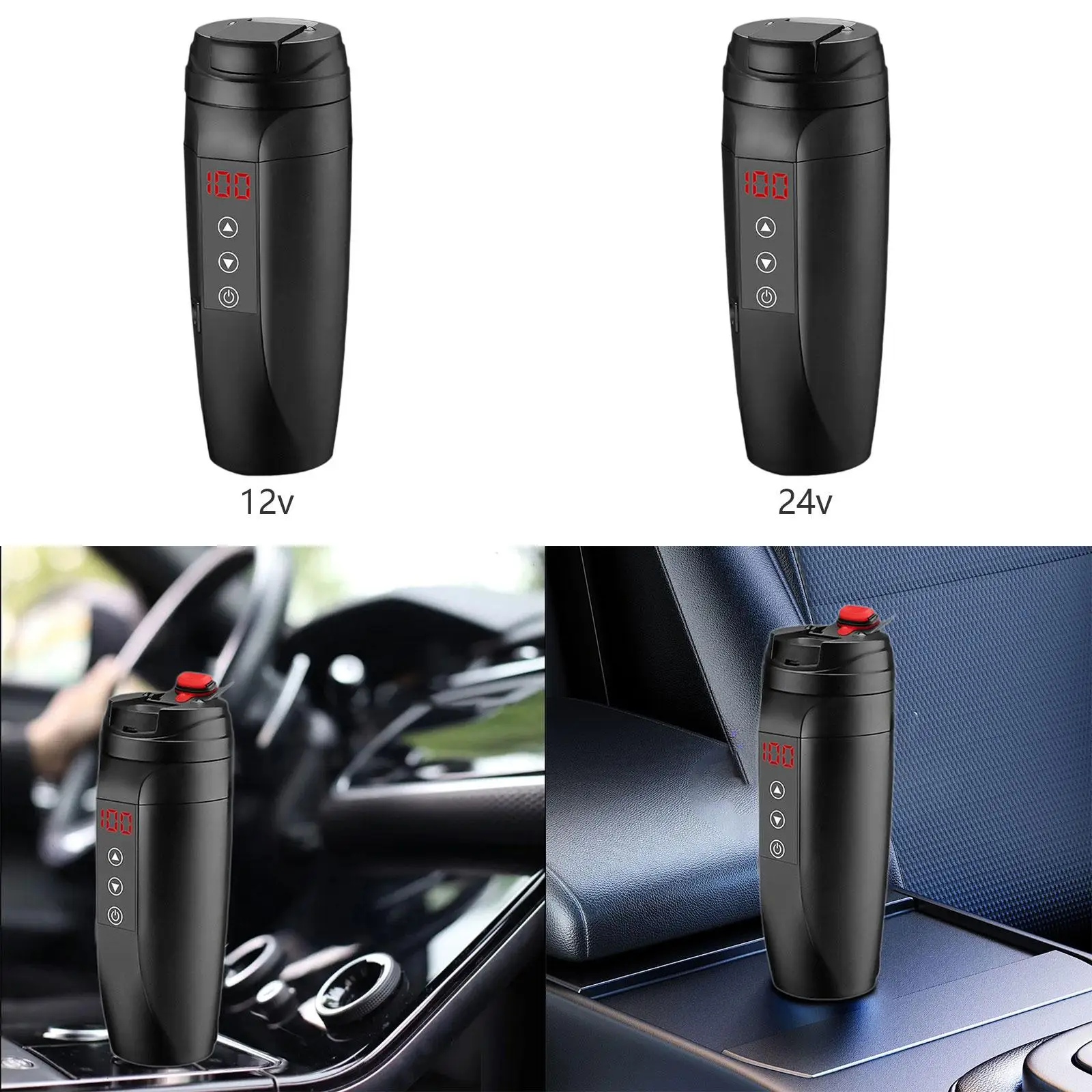 400 мл портативный автомобильный электрический чайник для быстрого кипячения