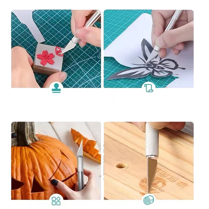 8 шт. набор металлических ножей для гравировки скульптуры |