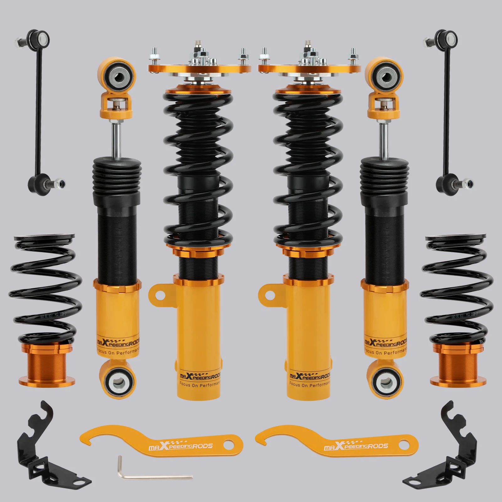 Амортизаторы пружинные 24-полосные регулируемые демпферы комплект для Chevrolet Cobalt