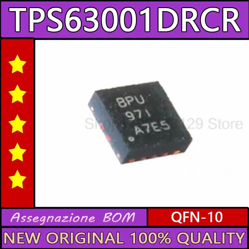 

5 шт. 63001 TPS63001 TPS63001DRCR QFN-10 Новая фотография