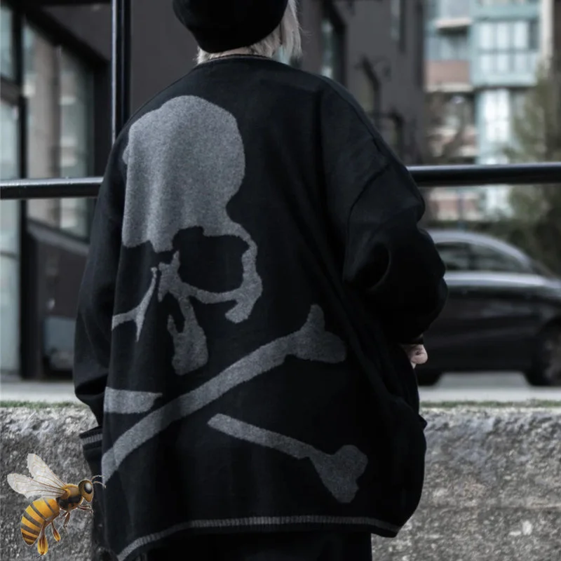 

Mastermind Sweater Cardigan Men Women High Quality Cotton Skeleton Skull Japan MMJ Sweaters