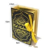 7pcslot book shape eid gift boxs chocolate candy packaging box for ramadan decoration islam muslim kareem eid al fitr gift
