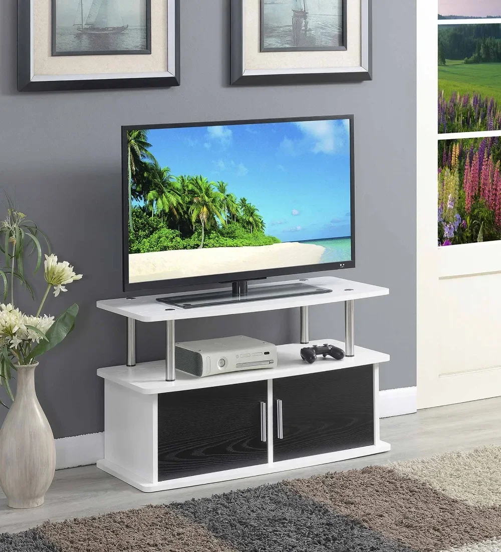 

2Go Deluxe 2 Door TV Stand with Cabinets table de television salon