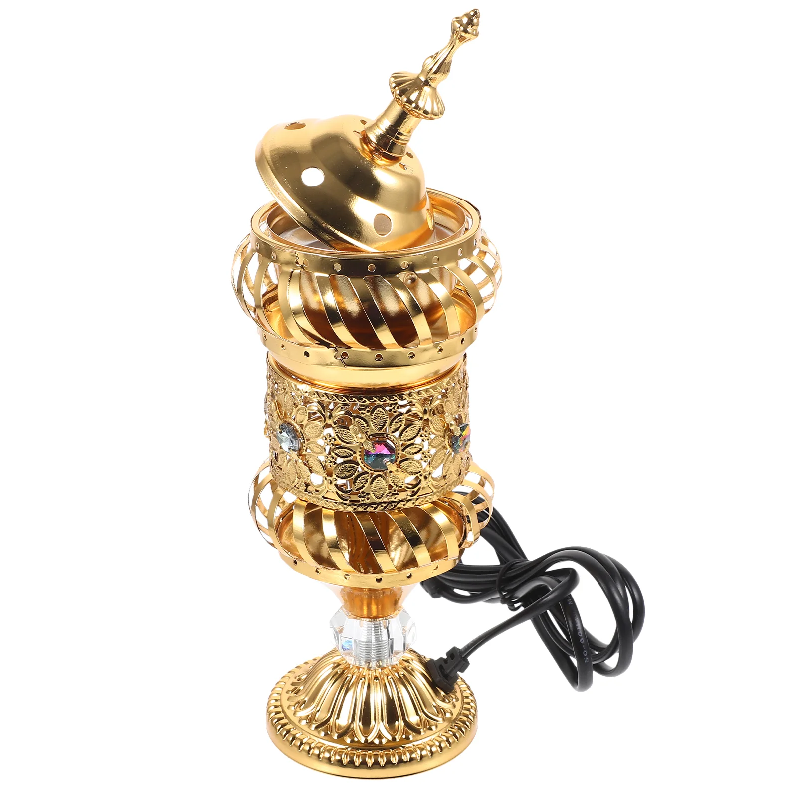 

Electric Burner Arabian Style Desktop Vintage Plug in Censer Burner (US Plug)