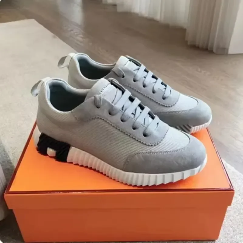 High-end Sneakers for Couples Designer Genuine Leather Shoes Men High Quality Women's Gift Luxury Brand Men's