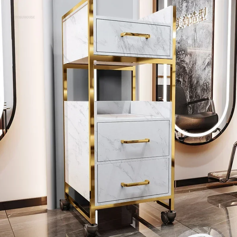 Тележка для хранения с колесами колесница De Service парикмахерская тележка