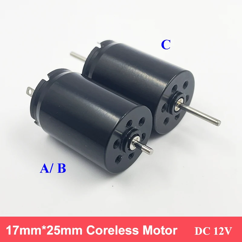 

Бесшумный электродвигатель, 1725, 17 х25 мм, 12 В постоянного тока, 12000 об/мин/15000 об/мин