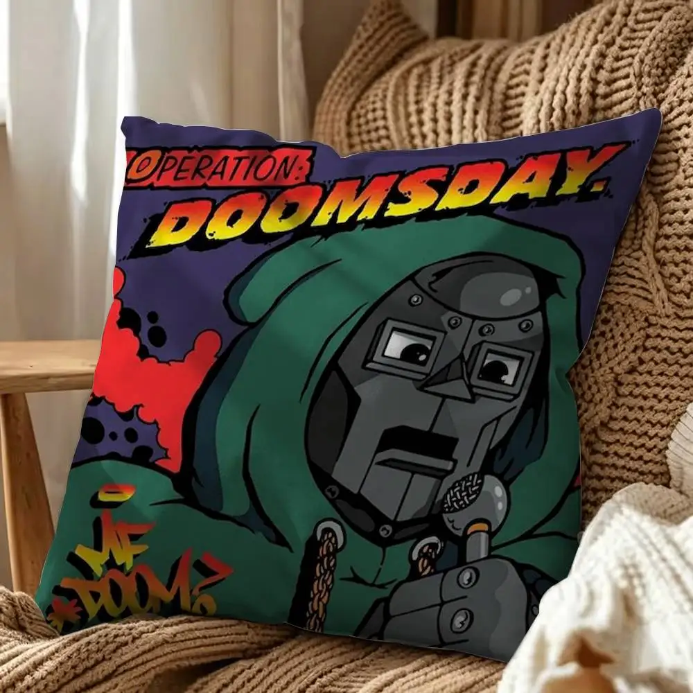 Фото Наволочка с изображением рэпера Мэдлиба из группы M-MF D-DOOM, квадратная, разных размеров, для декора автомобиля, дома, спальни, персонализированные подарки на День святого Валентина. №3