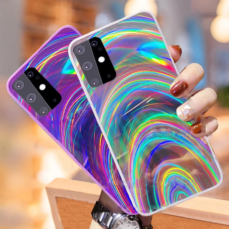 

Rainbow Case For Samsung Galaxy A31 A41 M30S A51 A71 A21S A12 A32 A42 A70 A50 A30 A30S A20 A10 S8 S9 S10 S20 FE S21 Plus Ultra
